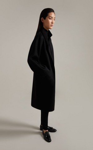 MaxMara Cashmere Cardigan Coats BLACK | MMR593935