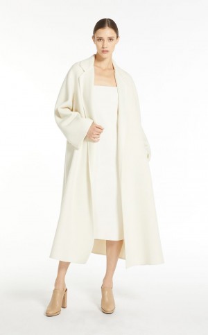 MaxMara Cashmere Coats IVORY | MMR593832