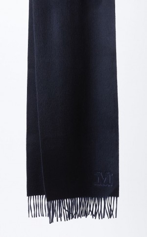 MaxMara Cashmere Stole Scarves BLACK | MMR594264