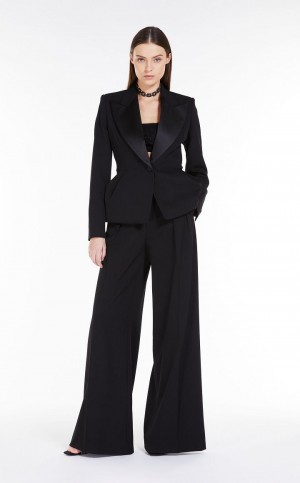 MaxMara Couture In Stretch Wool Jackets BLACK | MMR594022