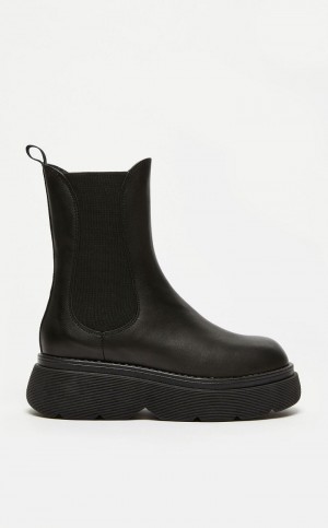 MaxMara Leather Ankle Boots BLACK | MMR594187