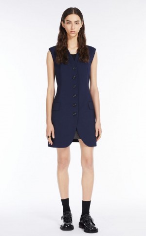 MaxMara Long Waistcoat Suit MIDNIGHTBLUE | MMR593512