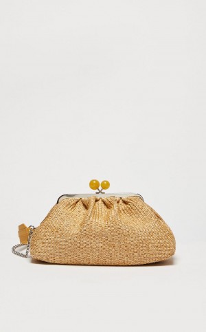 MaxMara Medium Pasticcinoin Raffia Weekend Bag NATURAL | MMR594167