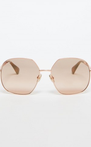 MaxMara Metal Sunglasses GOLD | MMR594290