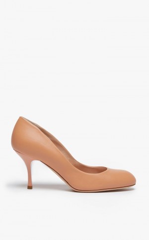 MaxMara Nappa Leather Court Décolleté MELON | MMR594199