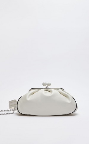 MaxMara Nappa Leather Pasticcino Weekend Bag MILK | MMR594165