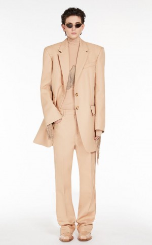 MaxMara Oversized Boyfriend Blazers NUDO | MMR594024