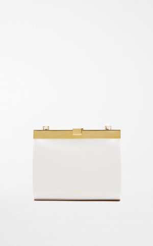 MaxMara Small Leather Lizzie Sportmax Bag WHITE | MMR594185