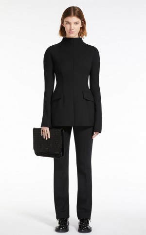 MaxMara Stretch Wool-blend Suit BLACK | MMR593491