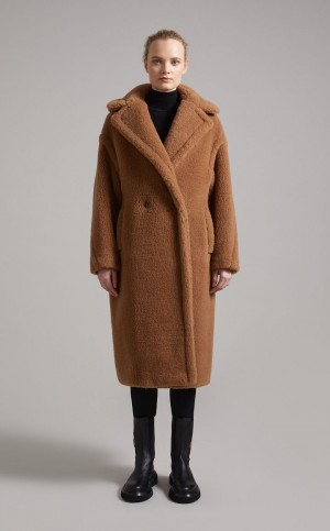 MaxMara Teddy Bear Icon Coats CAMEL | MMR593934