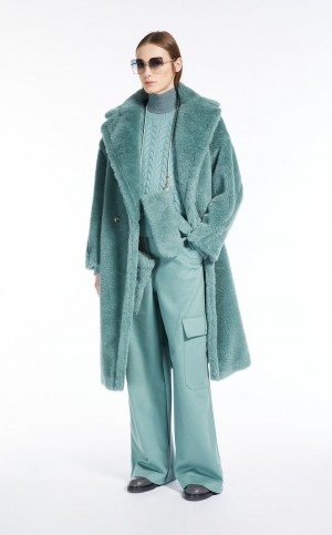 MaxMara Teddy Bear Icon Coats SAGE GREEN | MMR593886