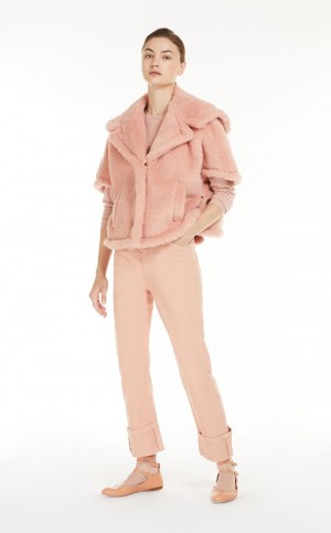 MaxMara Teddy Fabrice Capes PINK | MMR593956