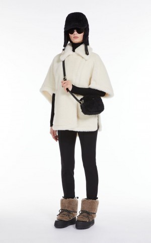 MaxMara Teddy Fabrice Capes WHITE | MMR593957