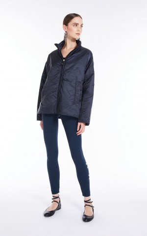 MaxMara Water-repellent Canvas Jacket Padded MIDNIGHTBLUE | MMR594008