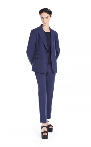 MaxMara Wool 2 Suit NAVY | MMR593540