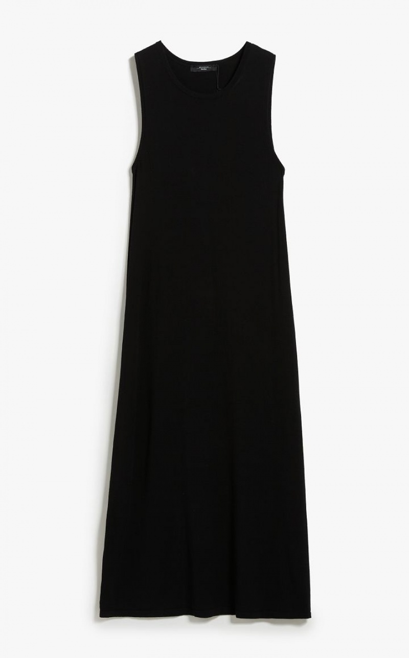 MaxMara A-line Knitted Dresses BLACK | MMR593293