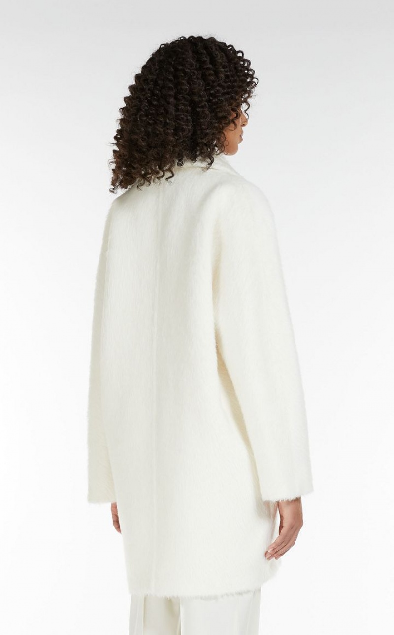 MaxMara Alpaca And Wool Coats WHITE | MMR593864