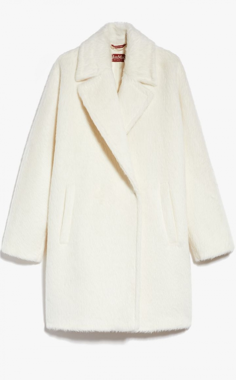 MaxMara Alpaca And Wool Coats WHITE | MMR593864