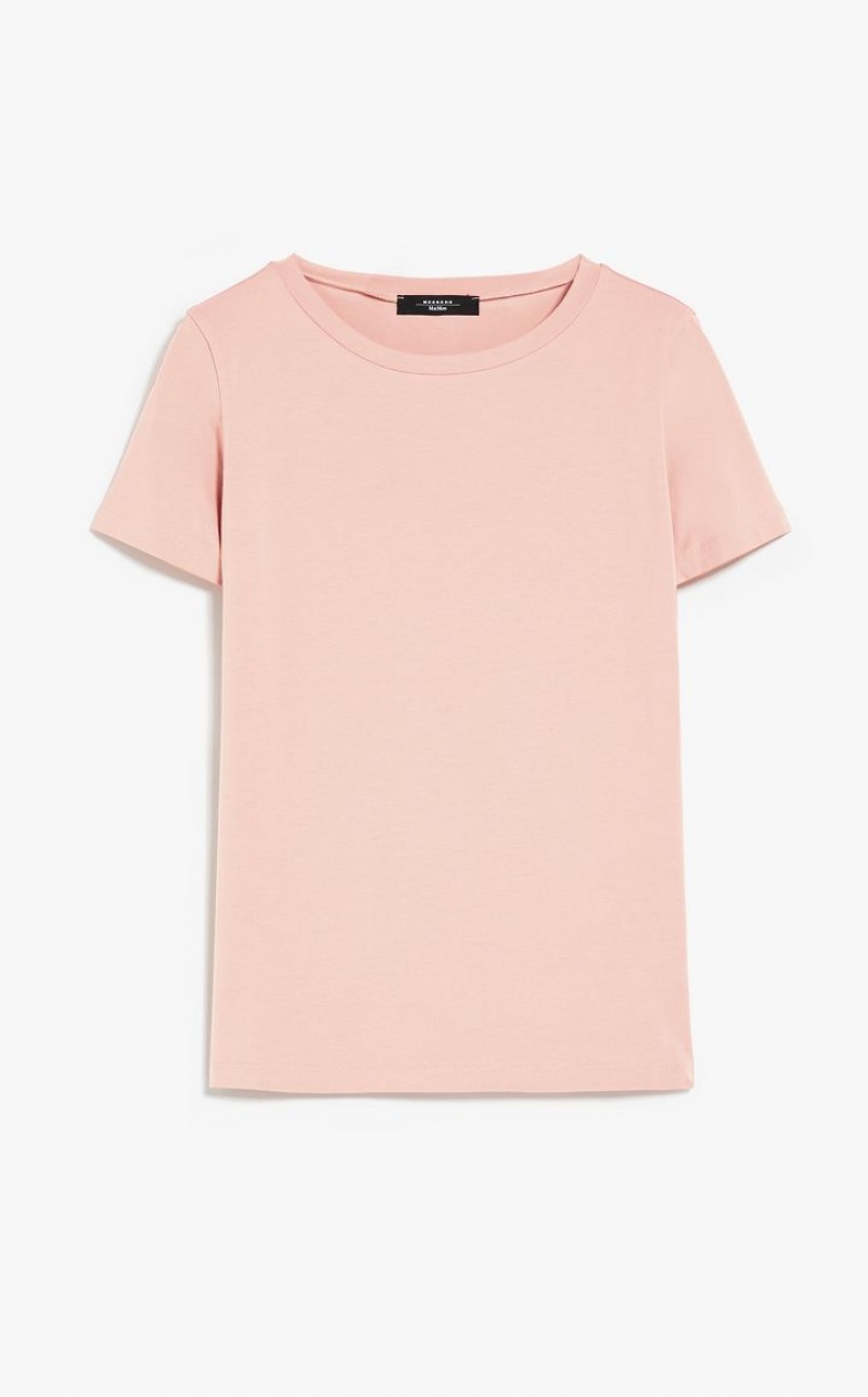 MaxMara Basic Jersey T-shirts PEACH | MMR593677