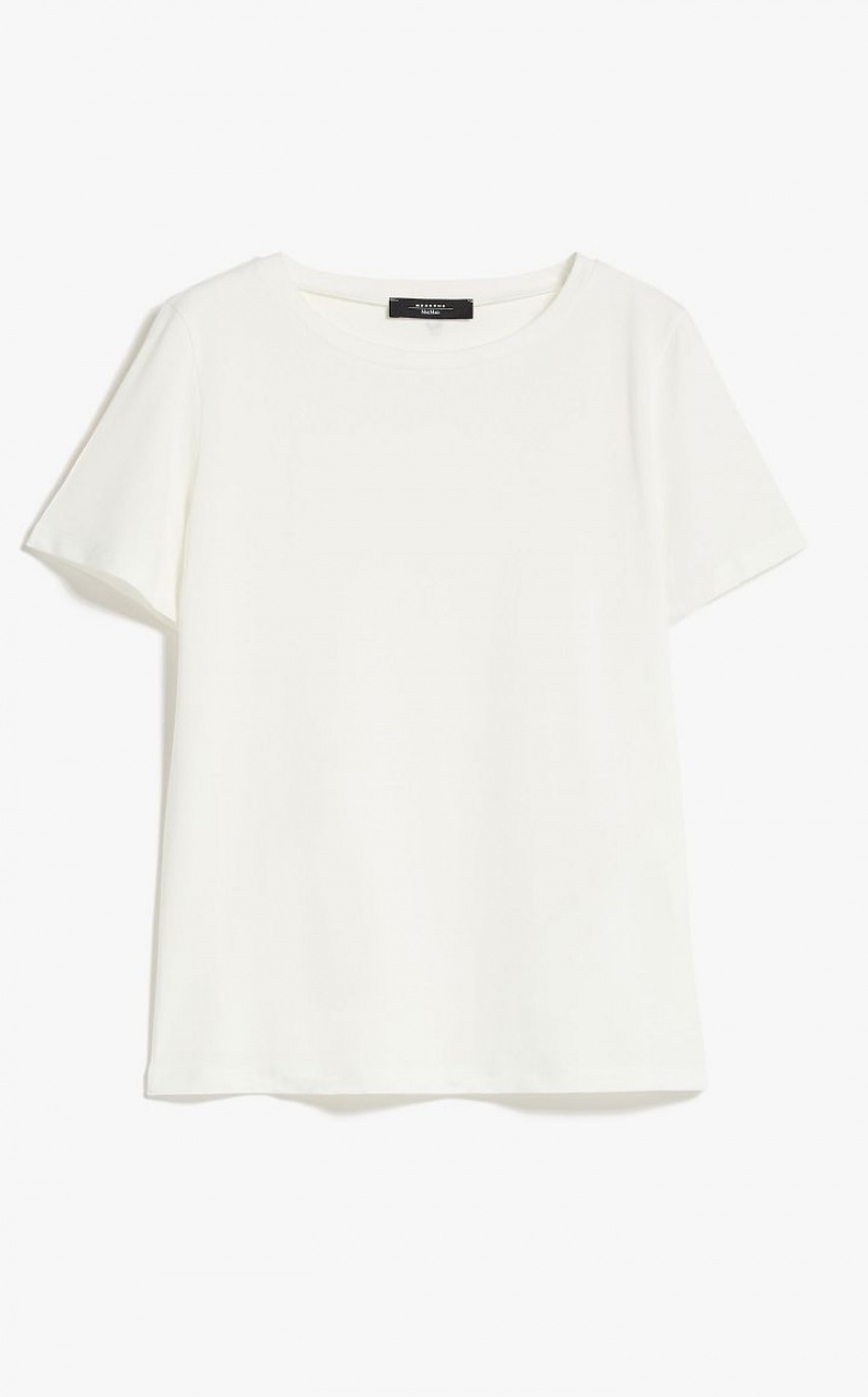 MaxMara Basic Jersey T-shirts WHITE | MMR593673