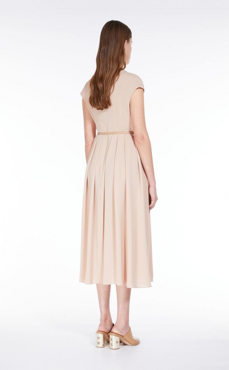 MaxMara Cady Belted Dresses MAKE UP NUDE | MMR593342