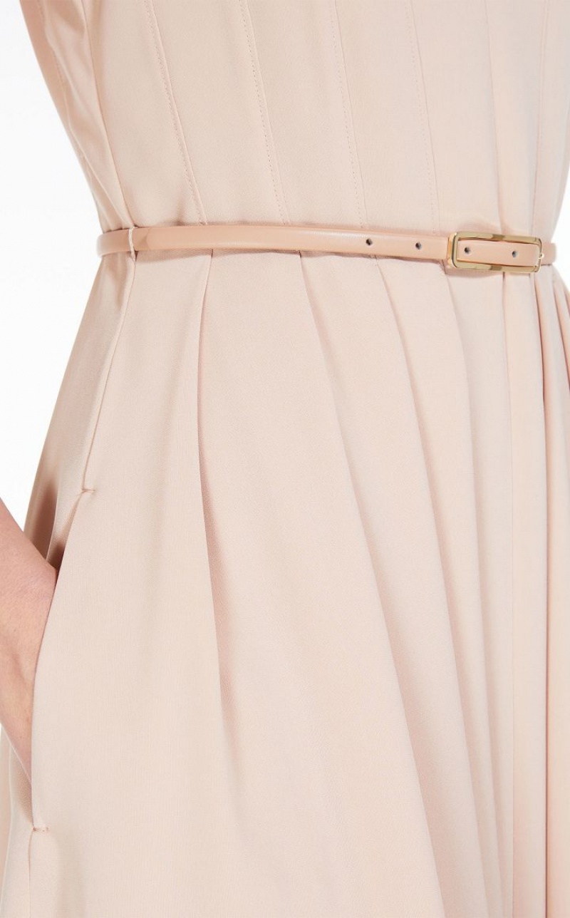 MaxMara Cady Belted Dresses MAKE UP NUDE | MMR593342