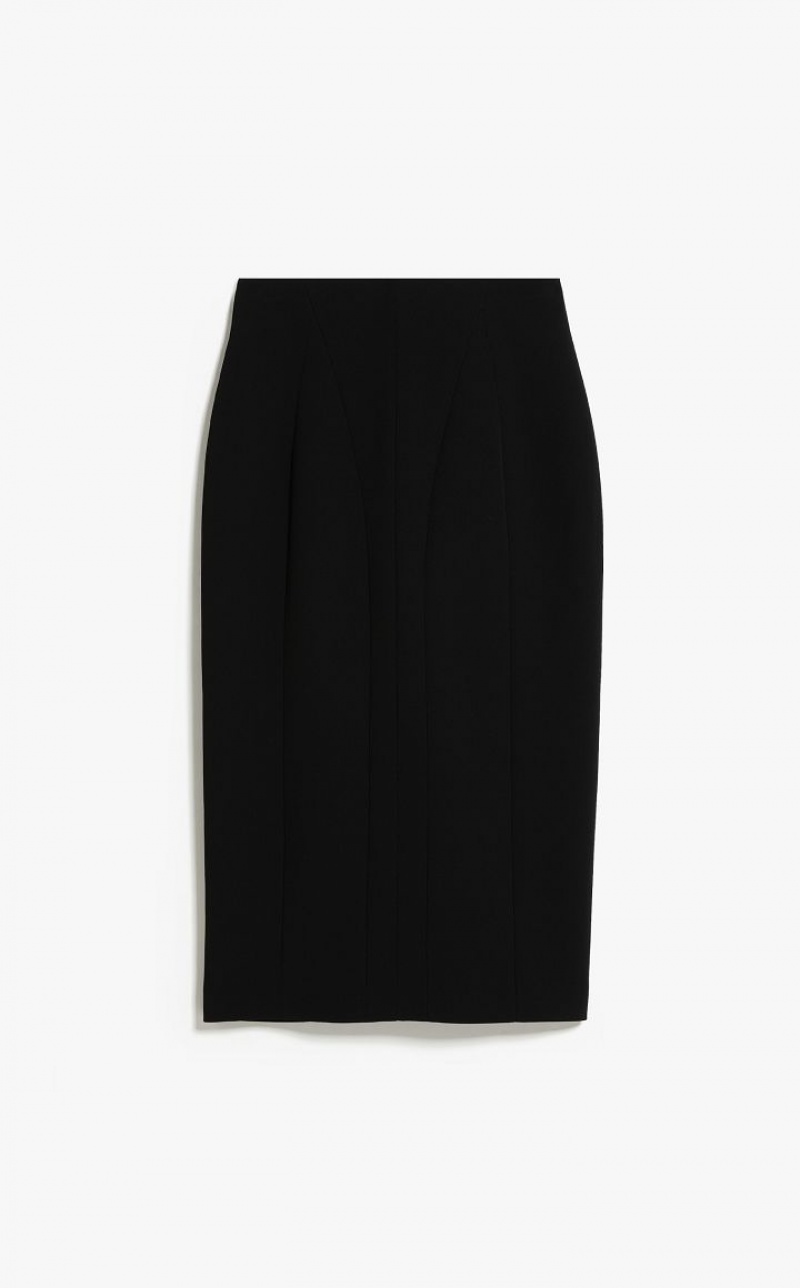 MaxMara Cady Bodycon Skirts BLACK | MMR593716