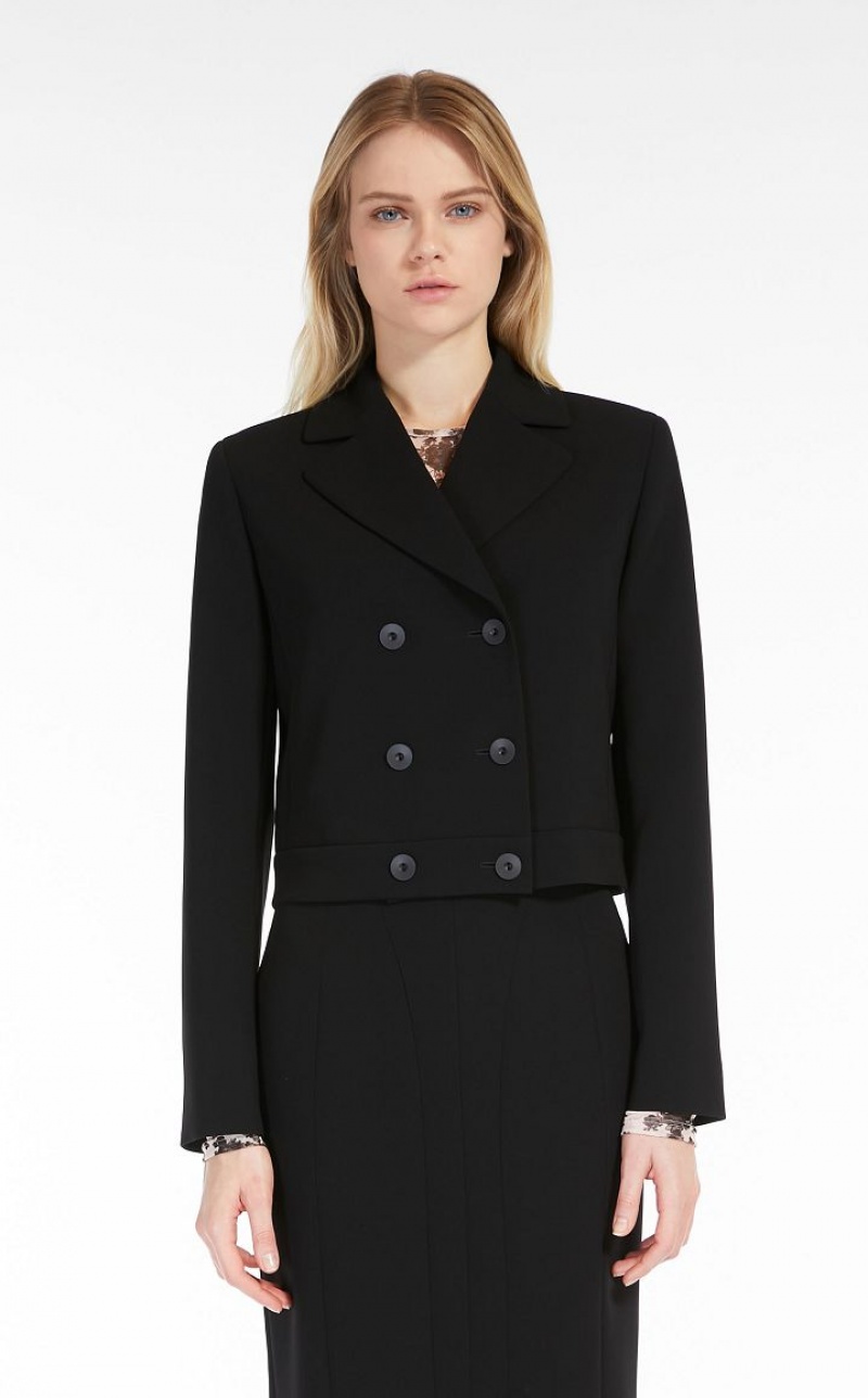 MaxMara Cady Cropped Suit BLACK | MMR593520