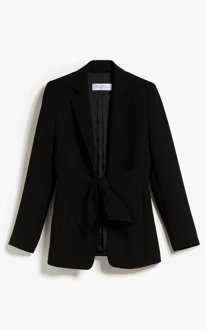 MaxMara Cady With Bow Jackets BLACK | MMR594068