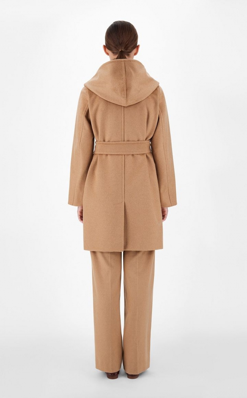 MaxMara Camel Colour Robe Coats CAMEL | MMR593931