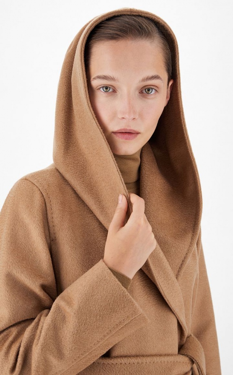 MaxMara Camel Colour Robe Coats CAMEL | MMR593931