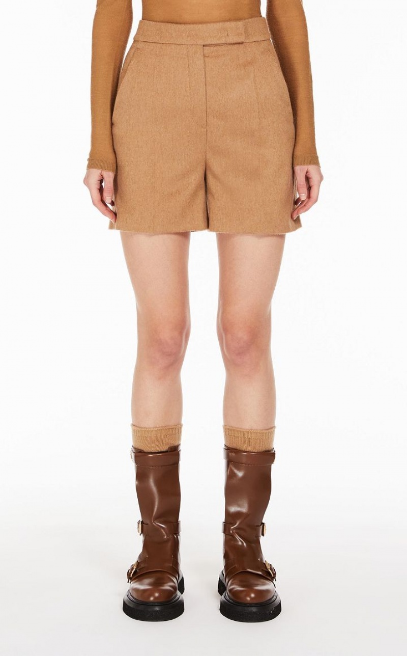 MaxMara Camel Colour Shorts Trousers CAMEL | MMR593737