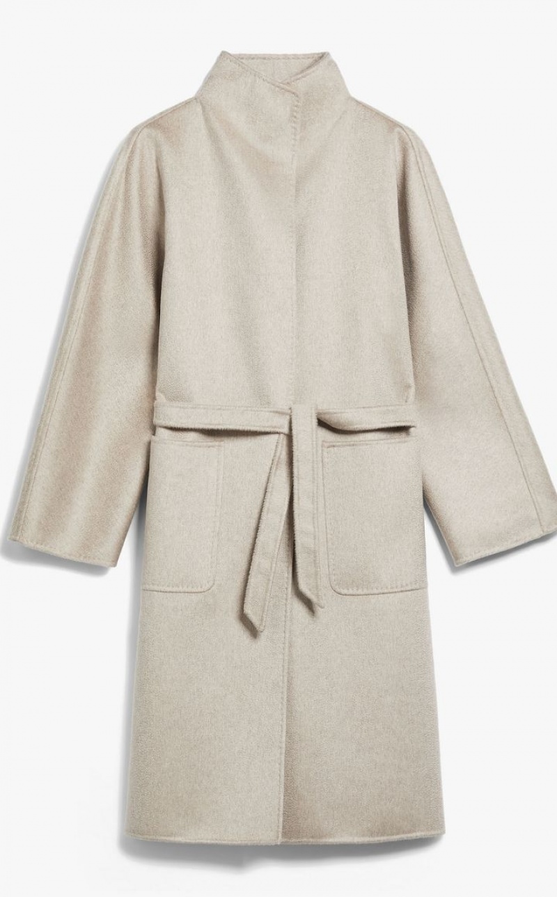 MaxMara Cashmere Cardigan Coats SAND | MMR593898