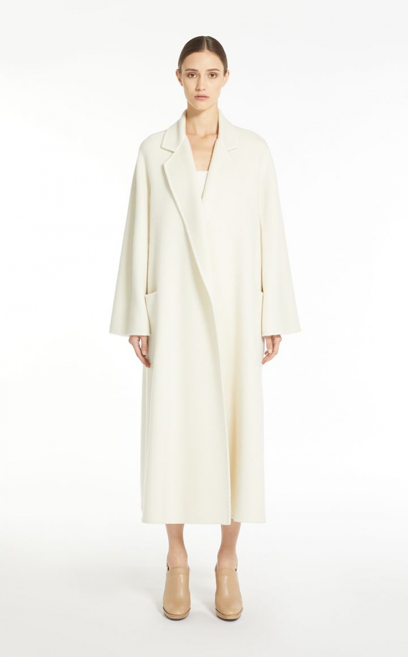 MaxMara Cashmere Coats IVORY | MMR593832