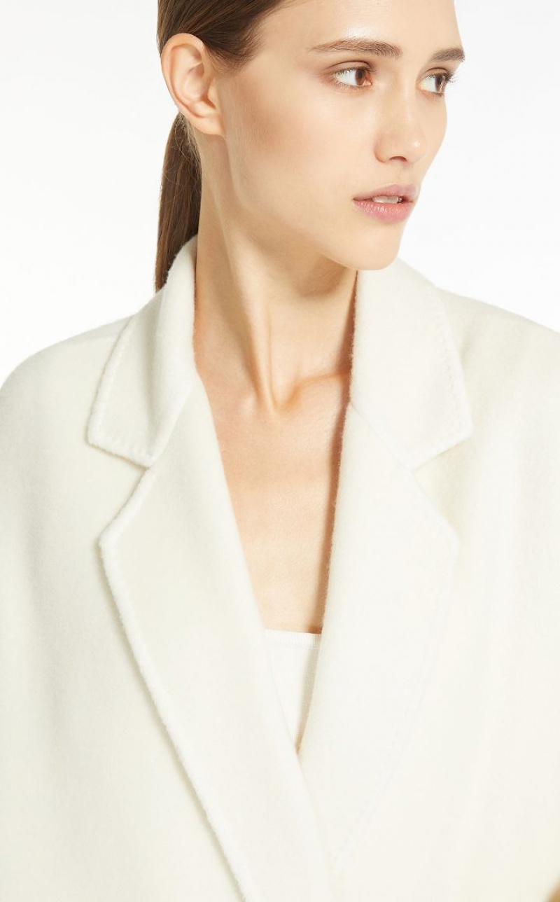 MaxMara Cashmere Coats IVORY | MMR593832