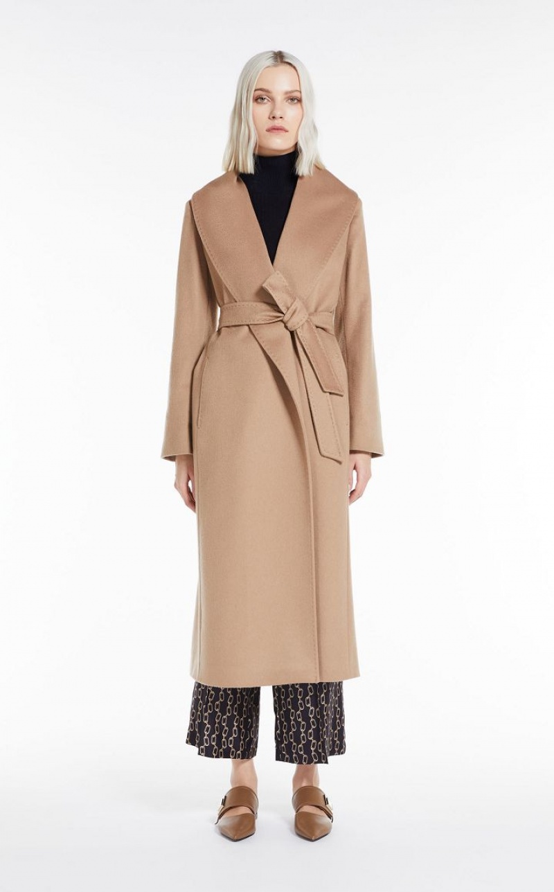 MaxMara Cashmere Robe Coats CAMEL | MMR593895