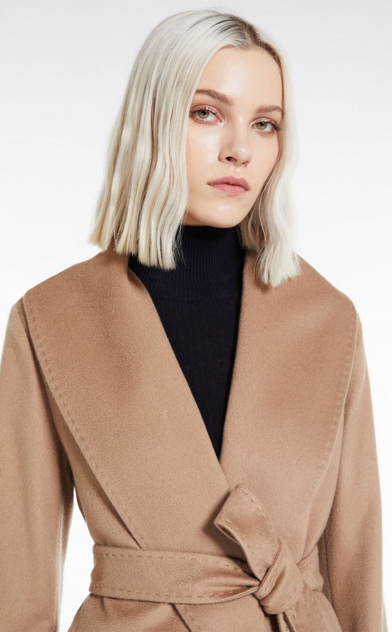 MaxMara Cashmere Robe Coats CAMEL | MMR593895