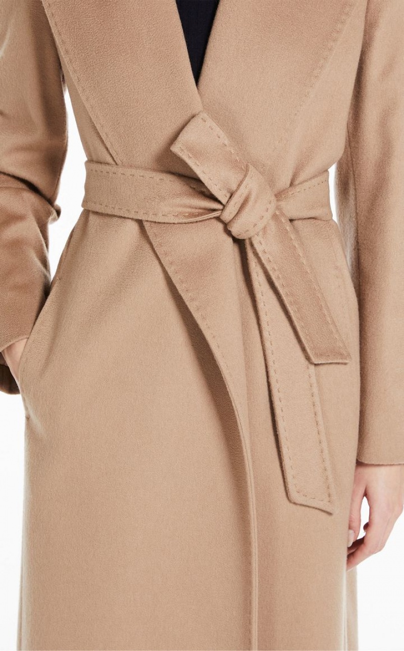 MaxMara Cashmere Robe Coats CAMEL | MMR593895