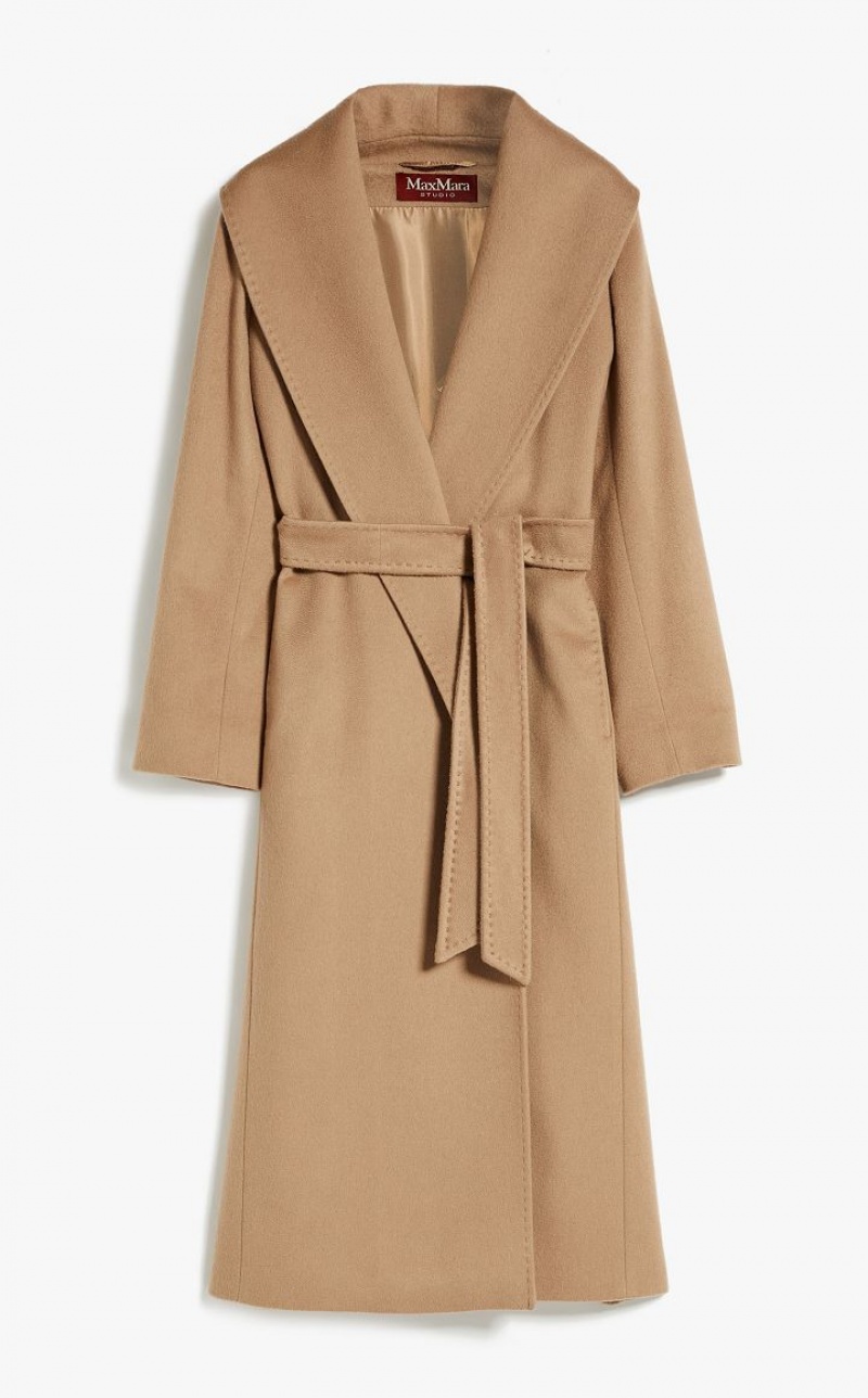 MaxMara Cashmere Robe Coats CAMEL | MMR593895