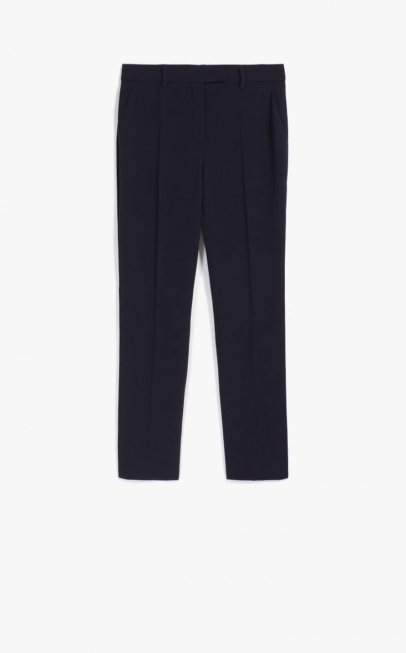 MaxMara Cigarette Trousers NAVY | MMR593746