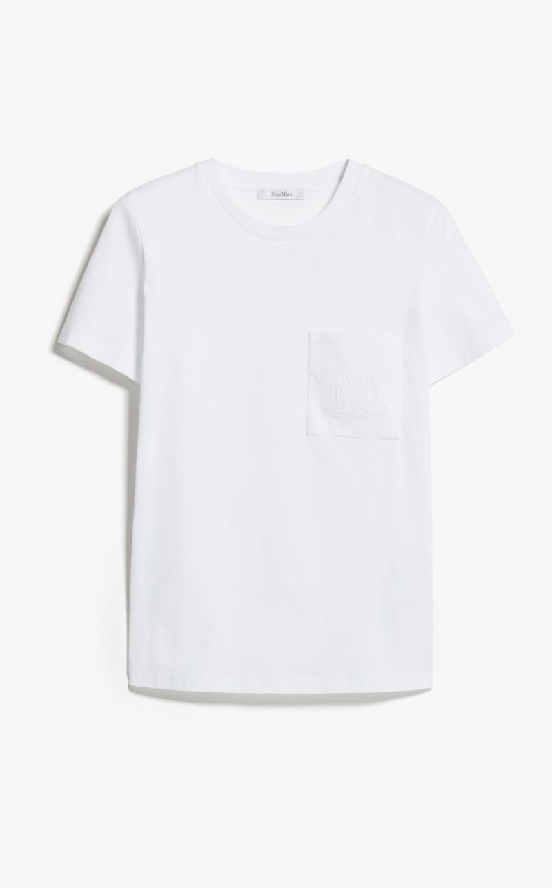 MaxMara Cotton Jersey T-shirts WHITE | MMR593655