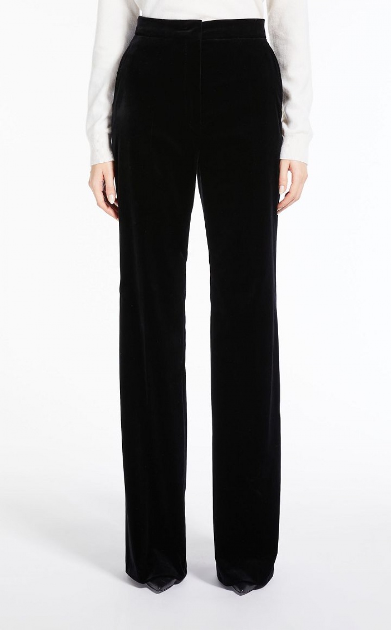 MaxMara Cotton Velvet Suit BLACK | MMR593501