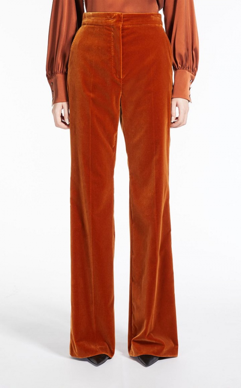 MaxMara Cotton Velvet Suit RUST | MMR593544