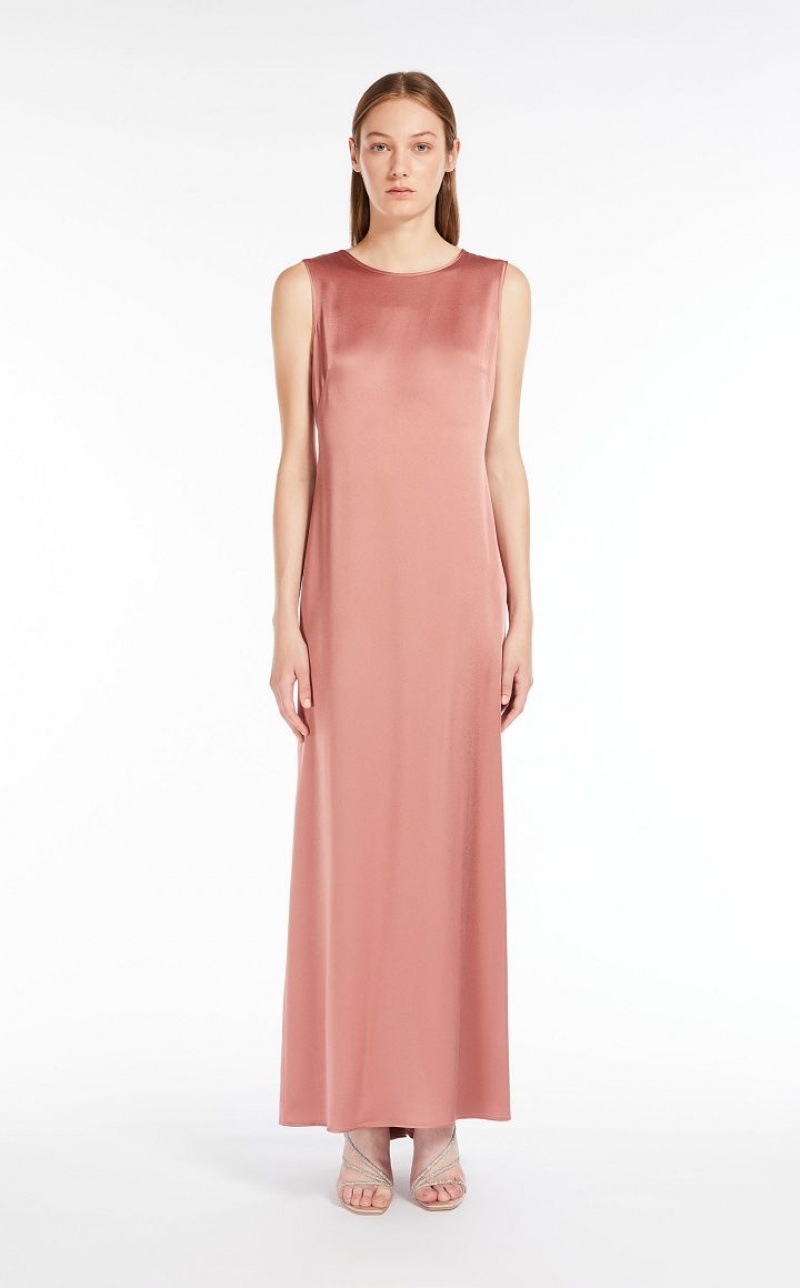 MaxMara Crepe Envers Satin Dresses ANTIQUE ROSE | MMR593337