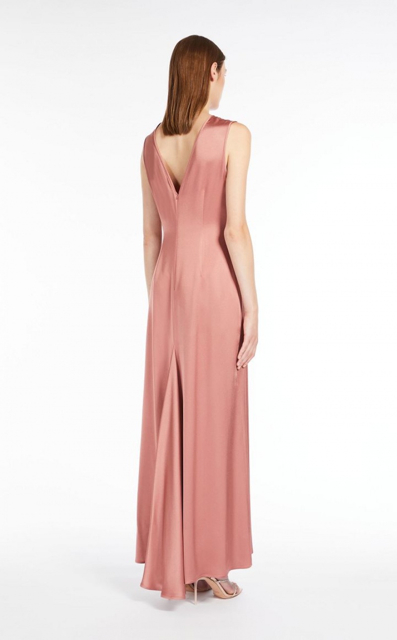 MaxMara Crepe Envers Satin Dresses ANTIQUE ROSE | MMR593337