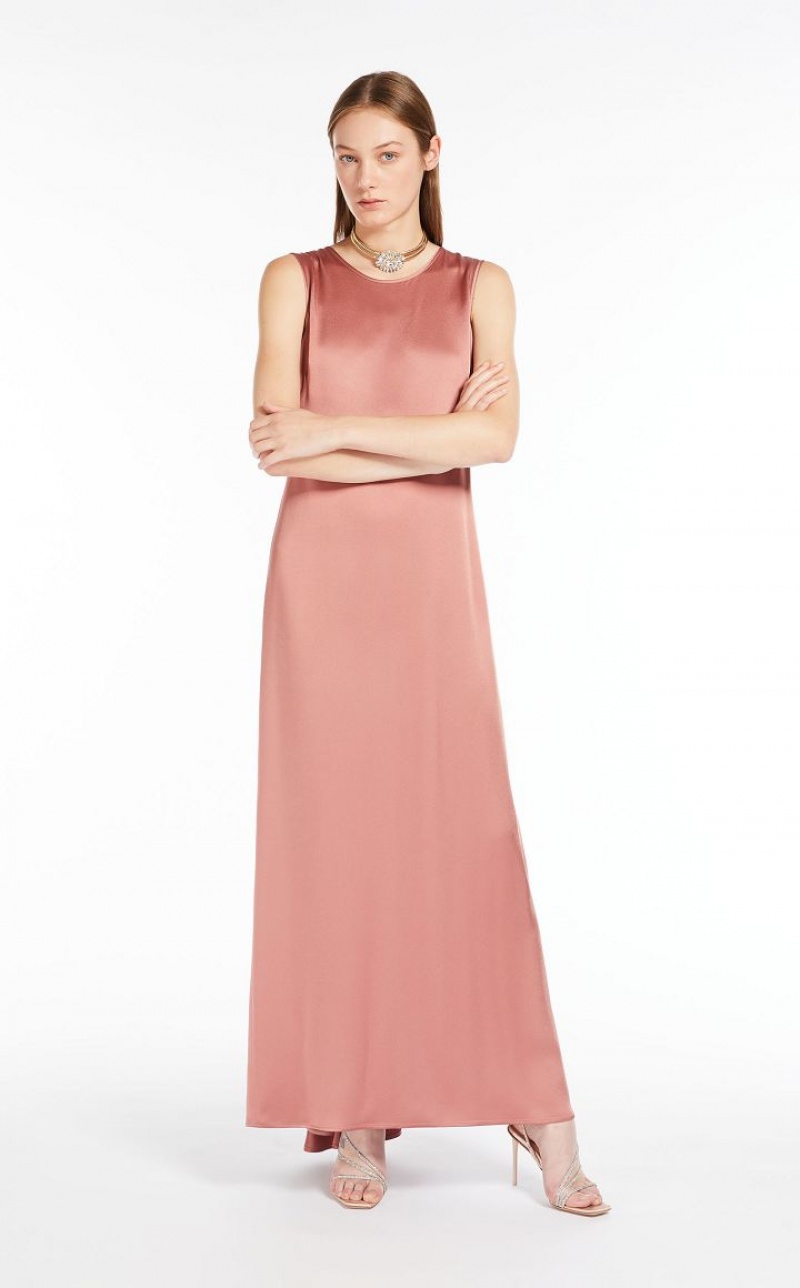 MaxMara Crepe Envers Satin Dresses ANTIQUE ROSE | MMR593337