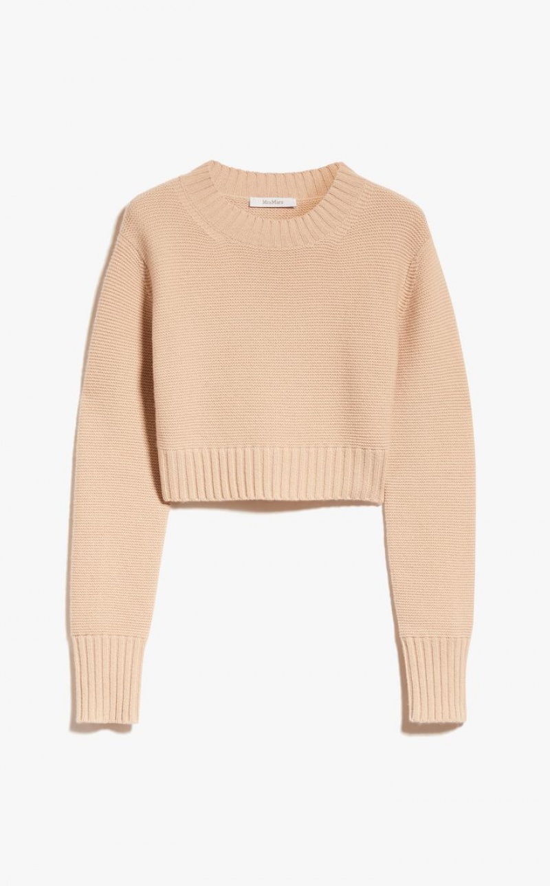 MaxMara Cropped, Cashmere Knitwear PINK | MMR593444