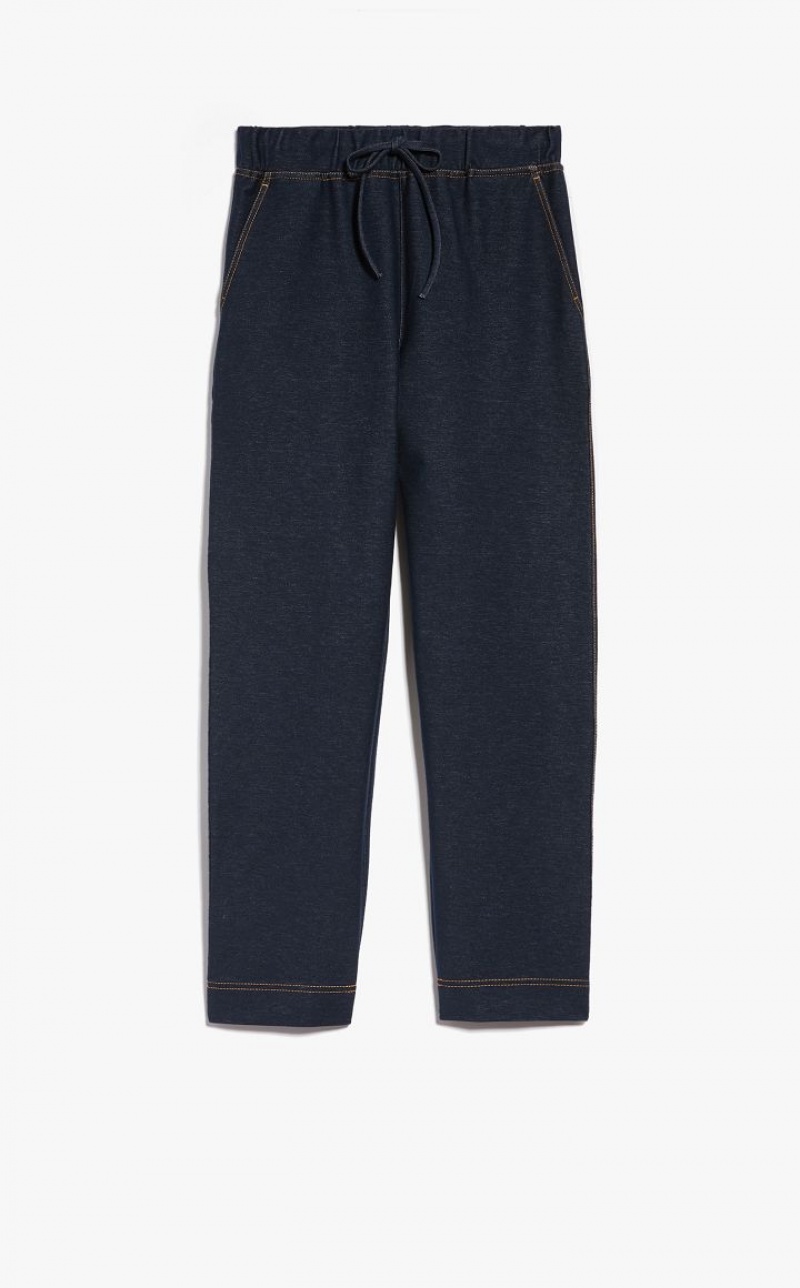 MaxMara Denim Jersey Joggers Jeans NAVY | MMR593816