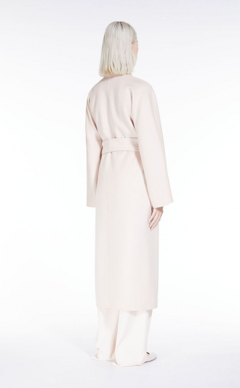 MaxMara Double-breasted Wool And Cashmere Coats POWDER | MMR593845