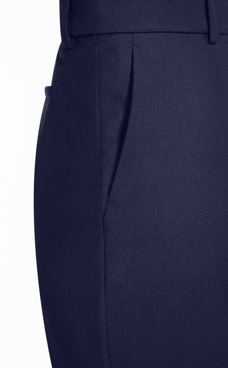 MaxMara Flared Pure Wool Trousers MIDNIGHTBLUE | MMR593750